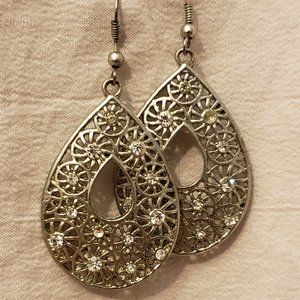 Silver Drop Earrings